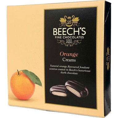 Beechs Chocolate Orange Creams 90g Gift Box - 12 Count