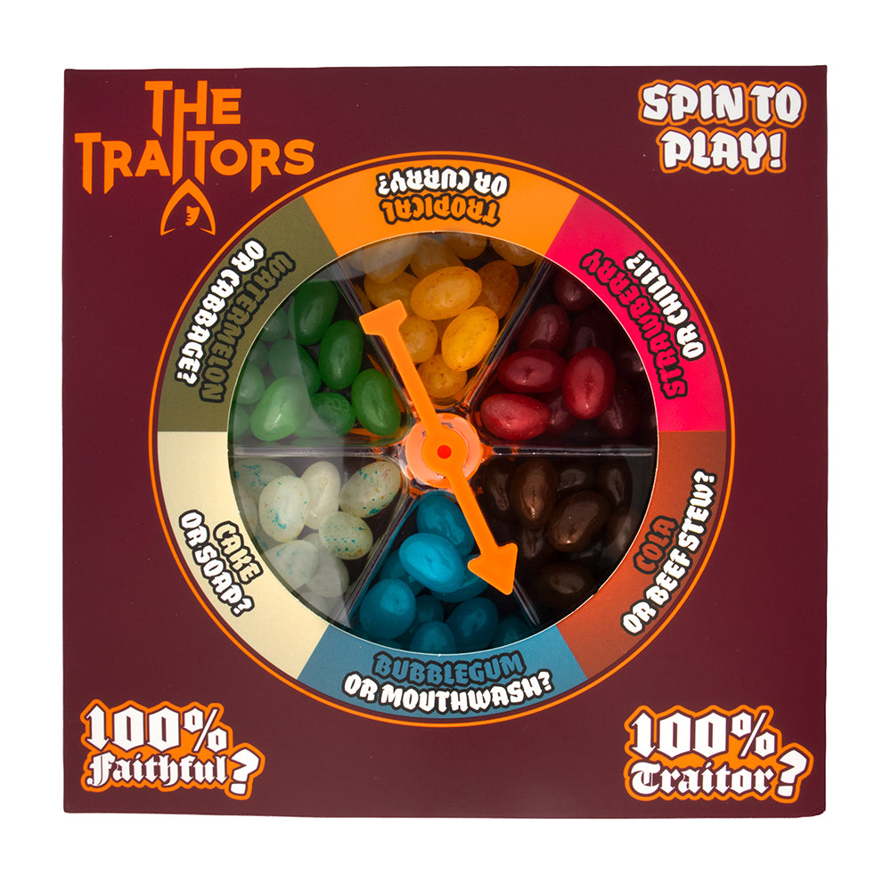 The Traitors Jelly Bean Spinner Game 100g - 12 Count