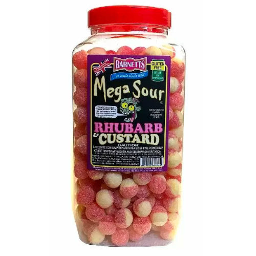 Barnett's Mega Sour Rhubarb & Custard - 3kg