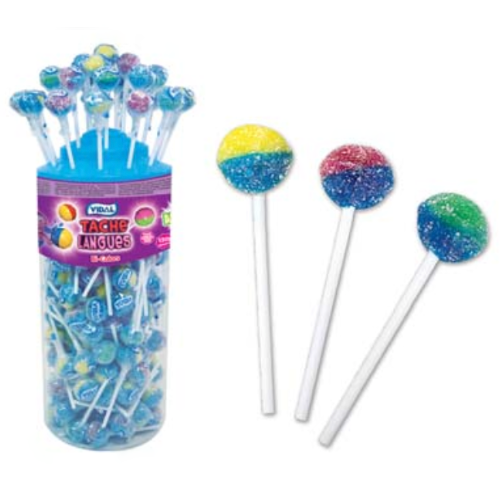 Vidal Sour Assorted 2 Colour Lollies - 150 Count