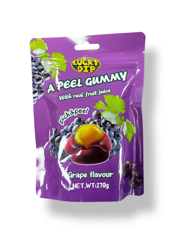 Pick & Peel Grape Fruit Gummies 170g - 10 Count