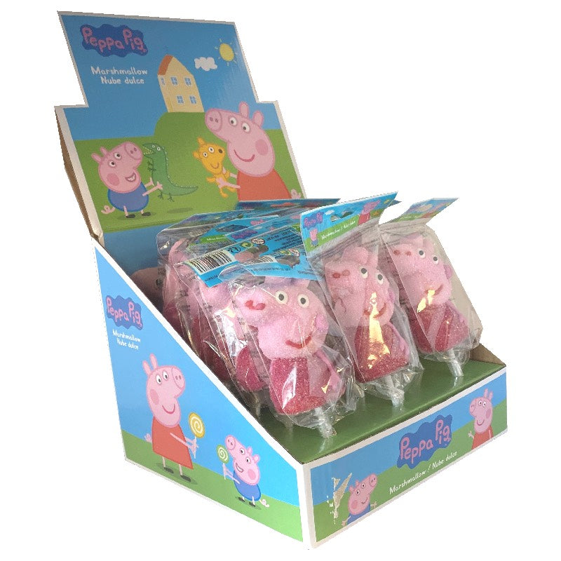 Rose Peppa Pig Candy Marshmallow Pops - 18 Count