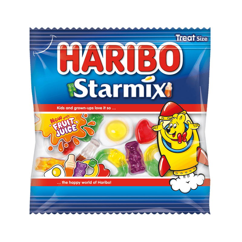 Haribo Starmix Mini Pre-Packed Bags - 100 Count