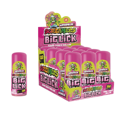 Zed Candy Screamers Watermelon Big Lick 60ml - 12 Count