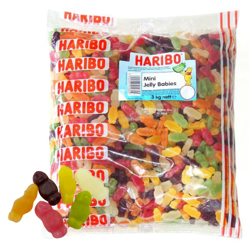 Haribo Mini Jelly Babies - 3kg