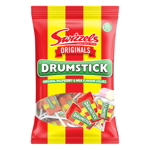 Swizzels Originals Drumstick Lollipops Bags - 12 Count