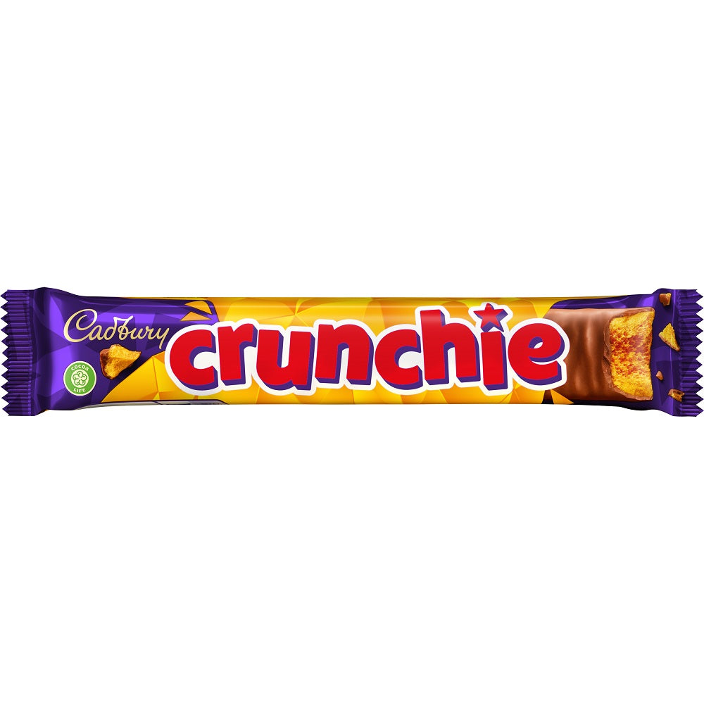 Cadbury Crunchie Chocolate Bar - 48 Count *BBD END 10/2026*