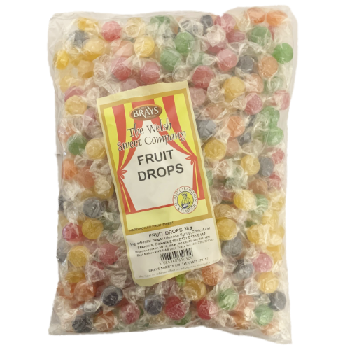 Brays Fruit Drops Wrapped - 2.75kg