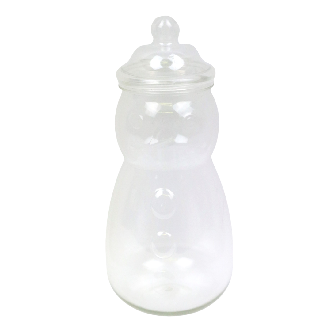 MPS Empty Snowman Jar With Bobble Lid - 11 Count