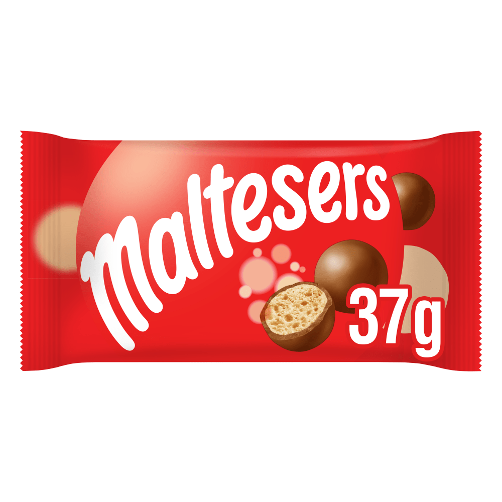 Mars Maltesers Milk Chocolate & Honeycomb Bag 37g - 25 Count