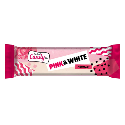 Real Candy Co Pink & White Nougat - 12 Count