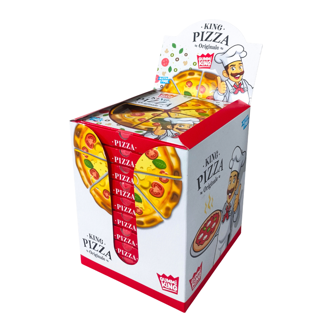 Gummi King Gummy Pizzas Box 90g - 10 Count