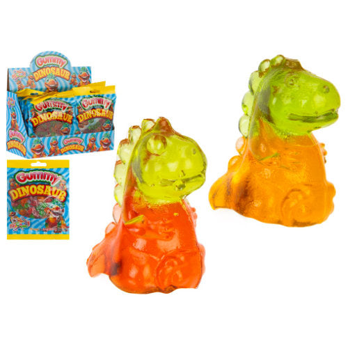 PMS Candy 3D Gummy Dinosaurs 60g Bags - 24 Count