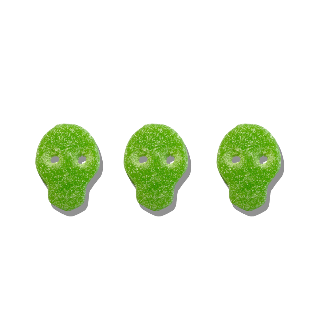 Candycrave Vegan Fizzy Apple Skulls - 2kg