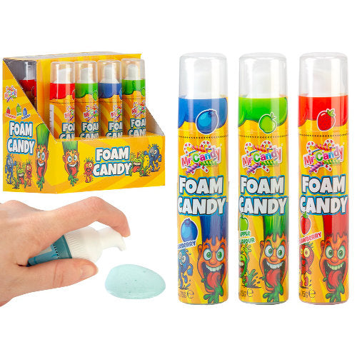 PMS Candy Foam Spray Tubes - 12 Count