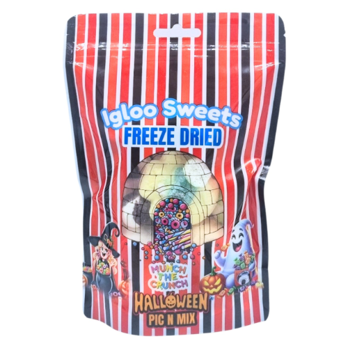 Igloo Sweets Freeze Dried Halloween Candy Pick N Mix 90g - 10 Count