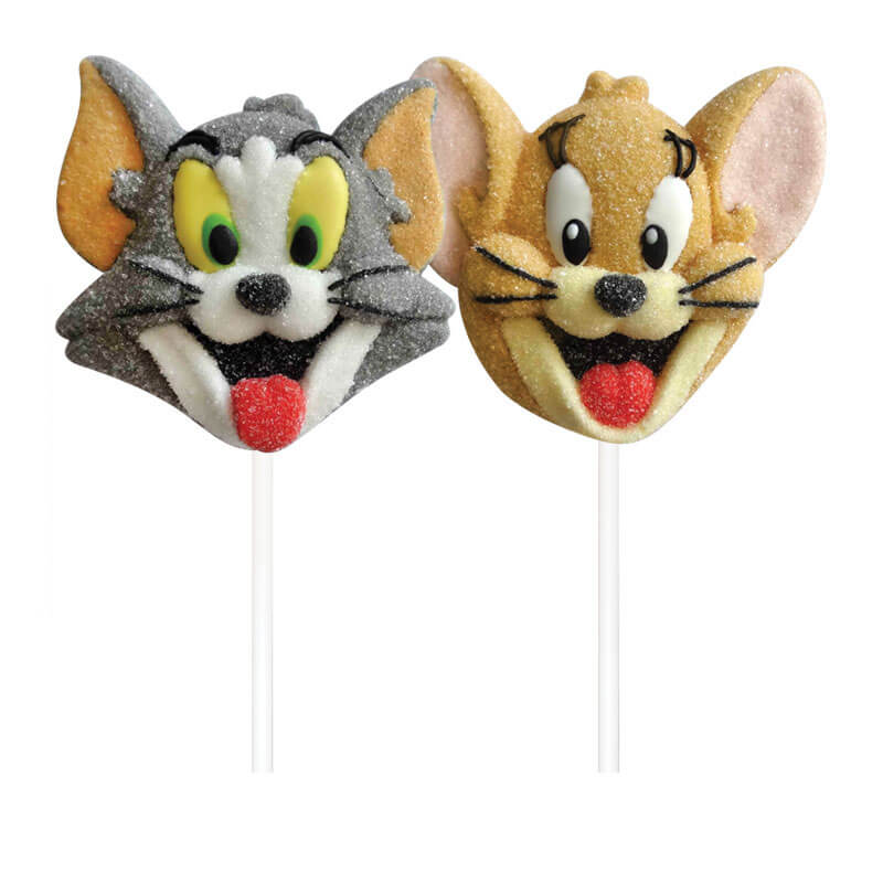 Tom & Jerry Candy Marshmallow Pops 45g - 12 Count