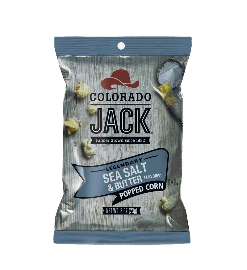 Colorado Jack Sea Salt & Butter USA Popcorn 1.75oz - 6 Count
