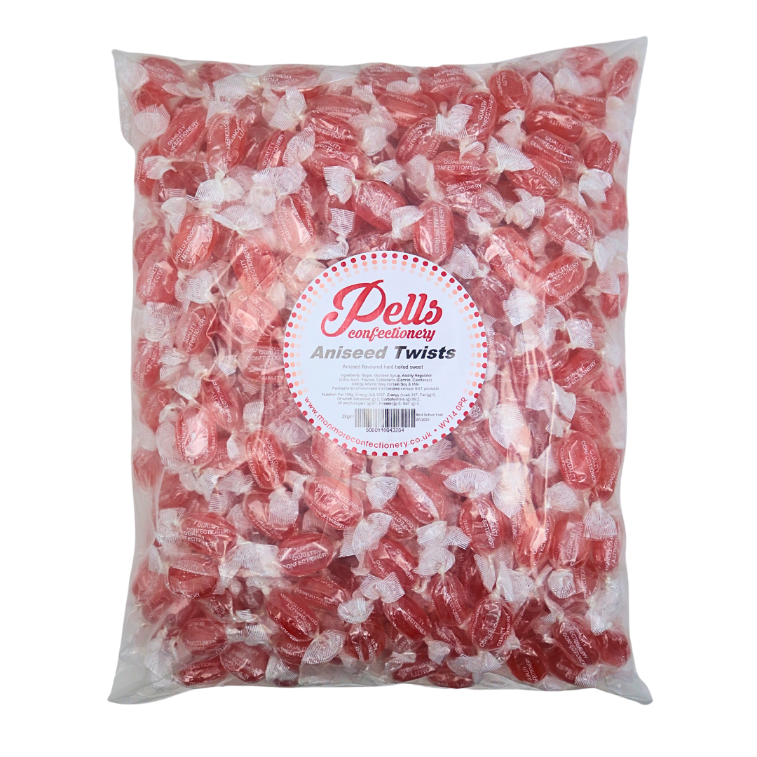 Pells Wrapped Aniseed Twists - 3kg