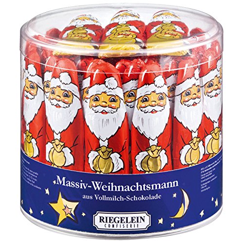 Riegelein Milk Chocolate Santa Drum 12.5g - 65 Count