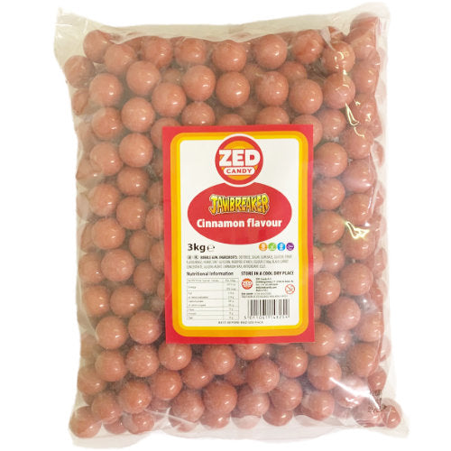 Zed Candy Cinnamon Jawbreakers - 3kg *END 03/24 DATED*