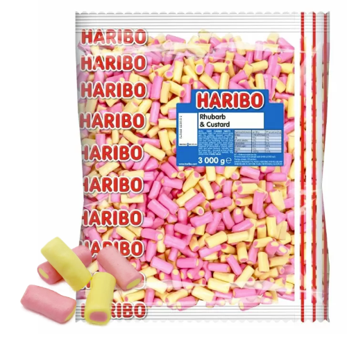 Haribo Rhubarb & Custard - 3kg