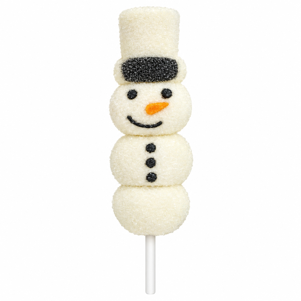 Marshmallow Christmas Snowman Lolly 40g - 12 Count