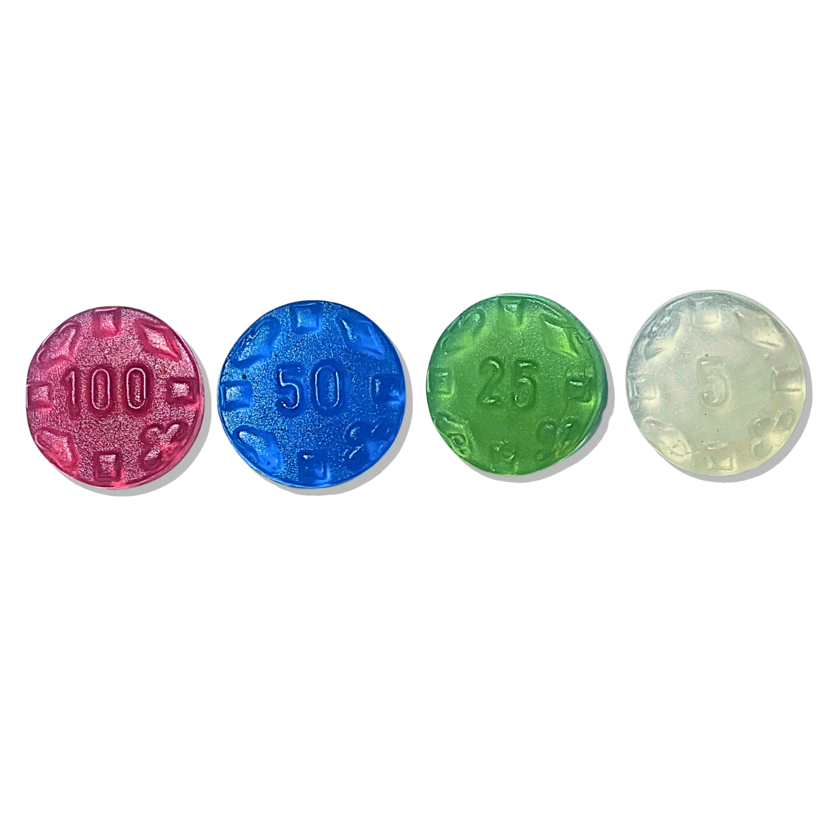 Candycrave Vegan Gummy Poker Chips - 2kg