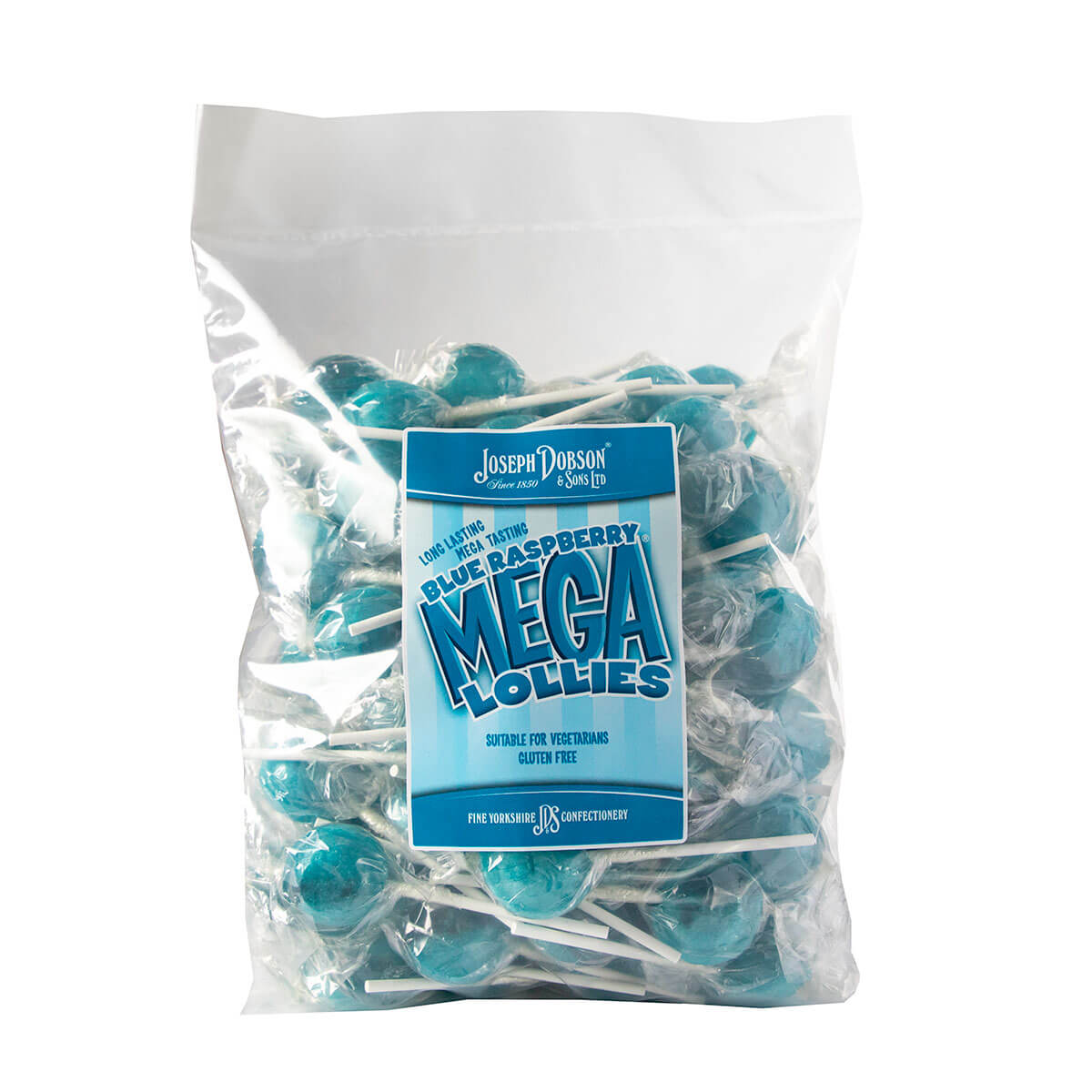 Joseph Dobson Blue Raspberry Mega Lollies - 1.875kg