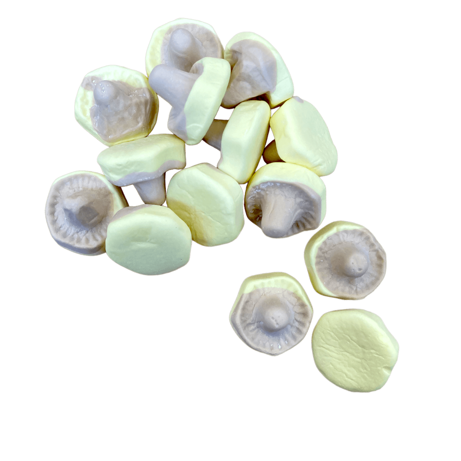 Franssons Banana & Caramel Foam Mushrooms - 1.2kg