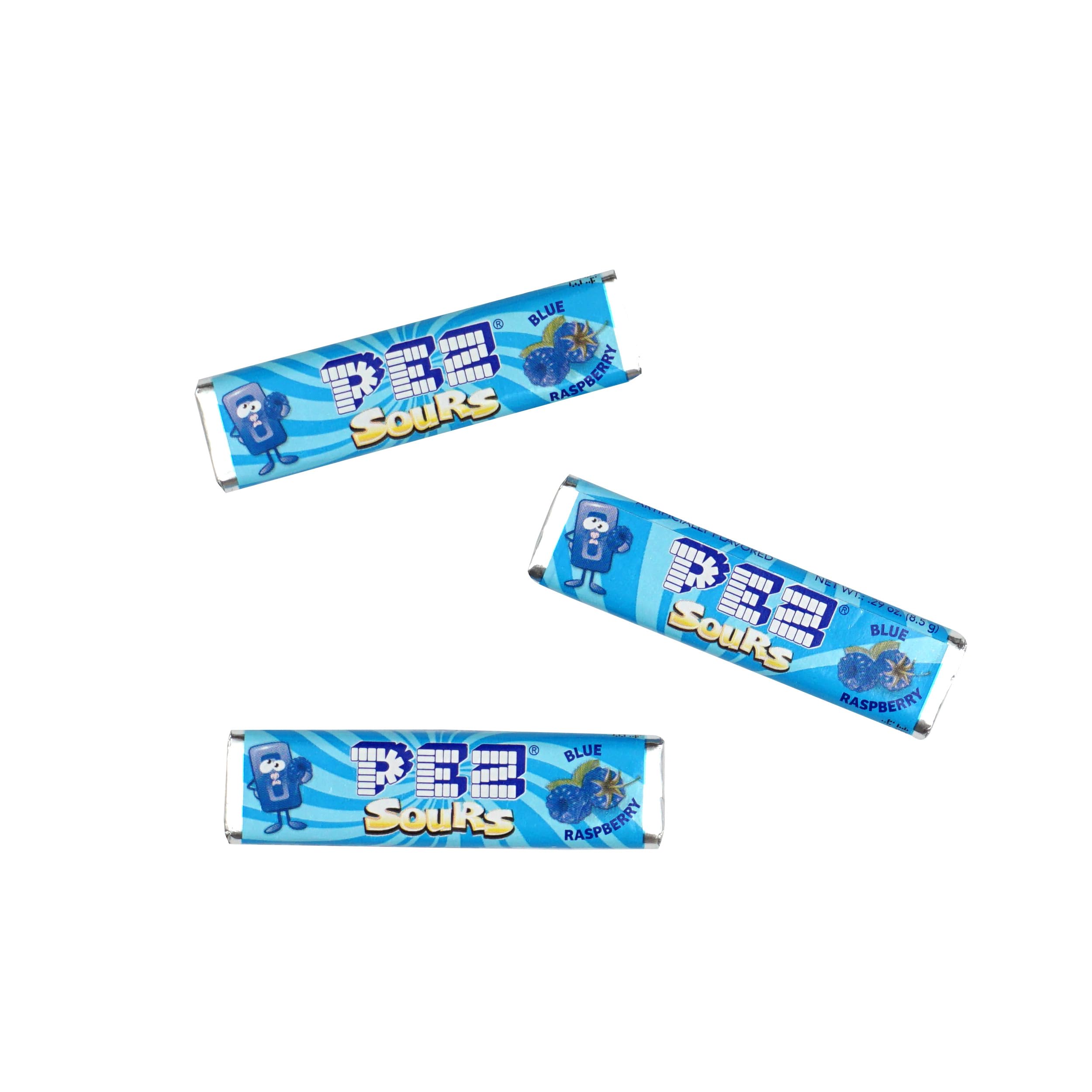 Pez 6 Pack Sour Blue Raspberry Refills - 18 Count