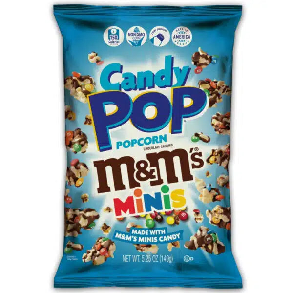 Candy Pop M&M's Popcorn 149g - 12 Count