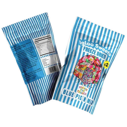 Igloo Sweets Blue Freeze Dried £2 PM 35g - 12 Count *BBD 04/26*