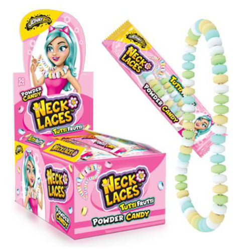 Johnny Bee Tutti Frutti Candy Necklaces - 50 Count