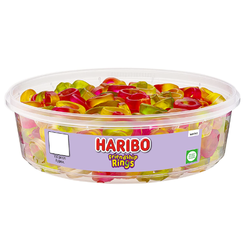 Haribo Friendship Rings 480g - 150 Count *BB END 11/25*