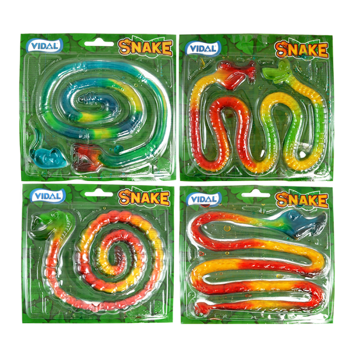 Vidal Giant Jelly Snakes - 11 Count