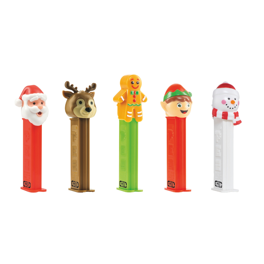 Pez Christmas 1+2 Dispensers - 12 Count