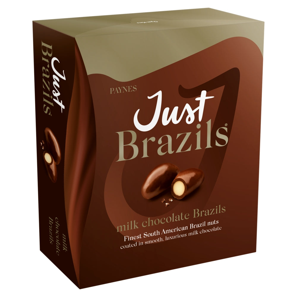 Just Brazils Milk Chocolate Brazils Box 150g - 8 Count