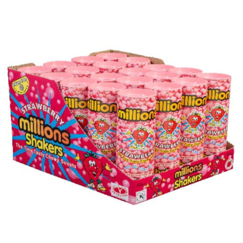 Millions Strawberry Candy Shakers - 20 Count