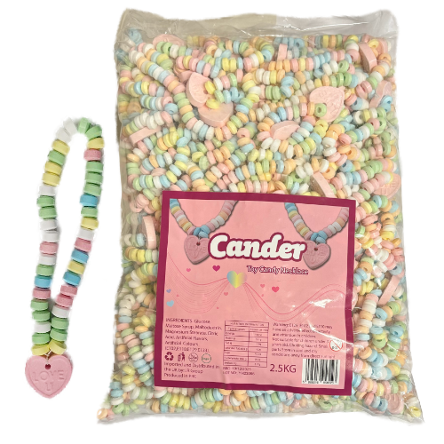 Cander Candy Necklaces 25g - 100 Count - 2.5kg