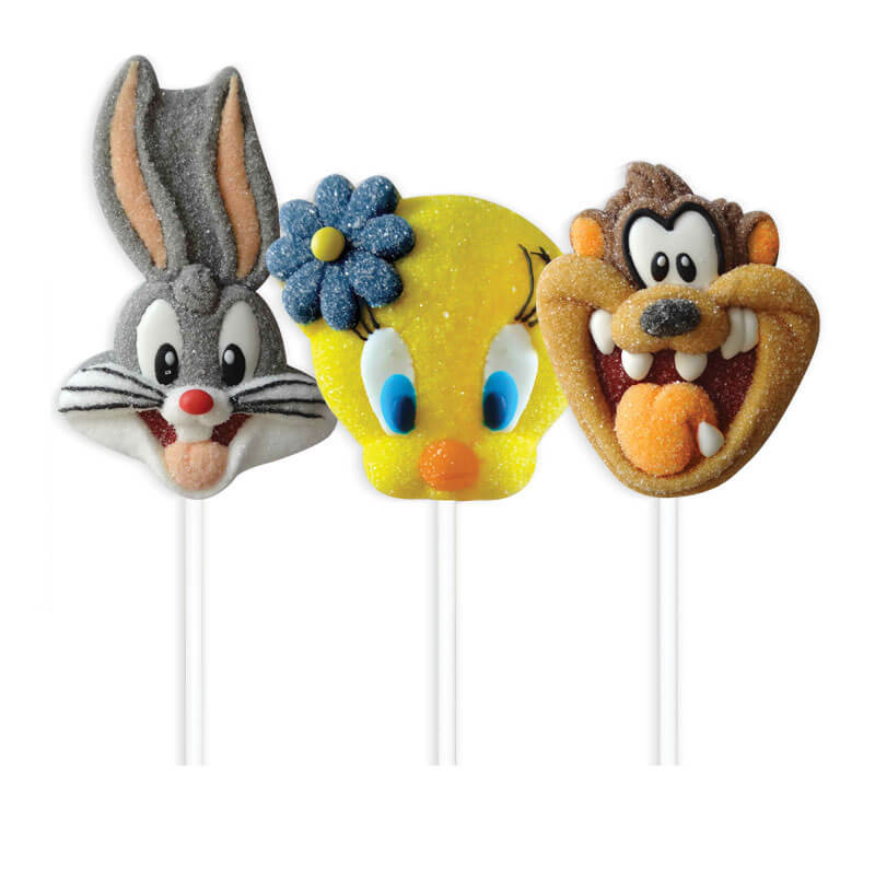 Looney Tunes Candy Marshmallow Pops 45g - 12 Count