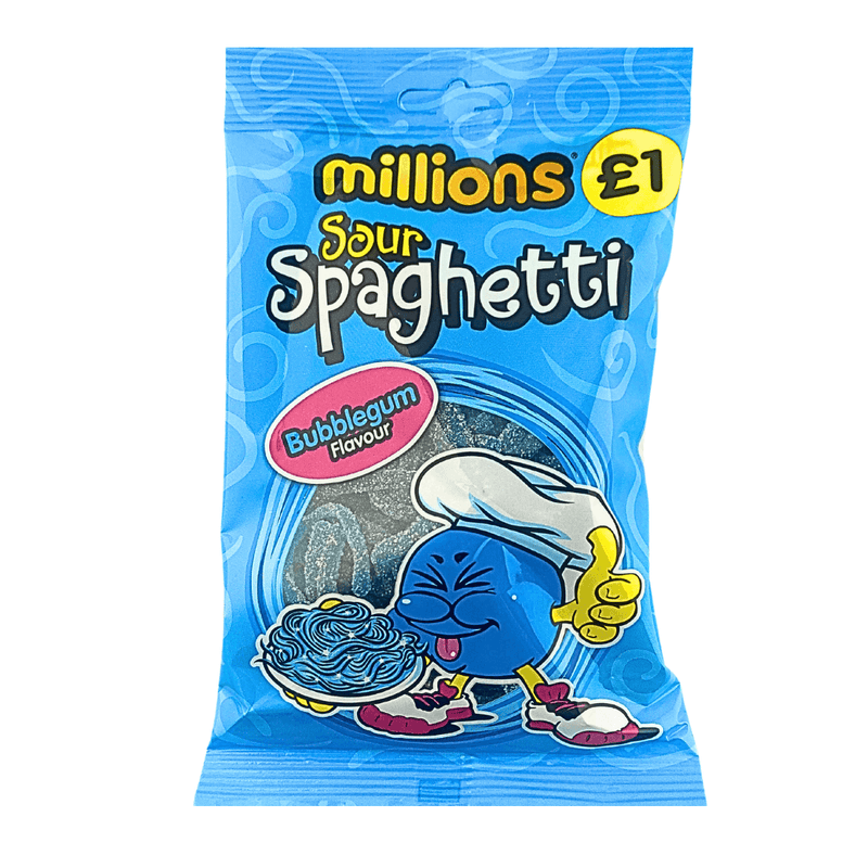 Millions Sour Bubblegum Spaghetti PM £1 - 12x120g