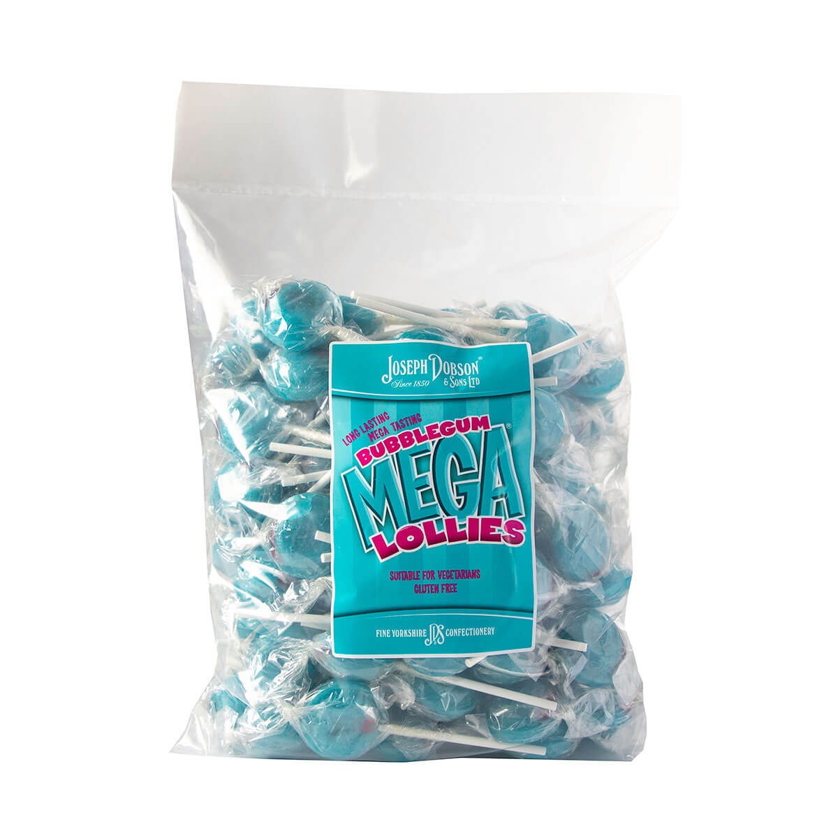 Joseph Dobson Bubblegum Mega Lollies - 1.875kg