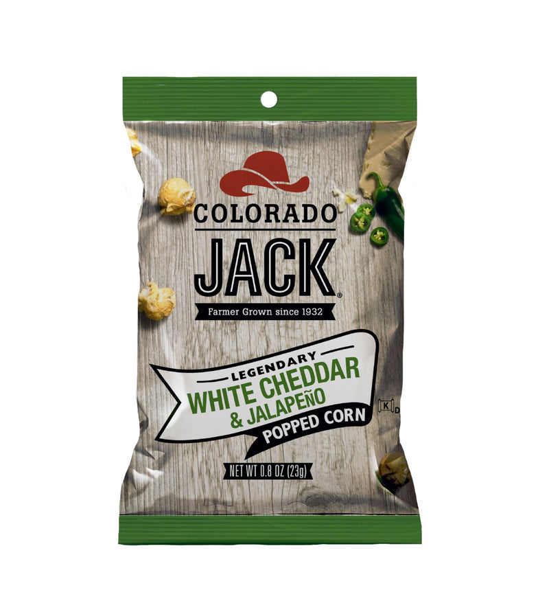 Colorado Jack White Cheddar & Jalapeno USA Popcorn 2oz - 6 Count
