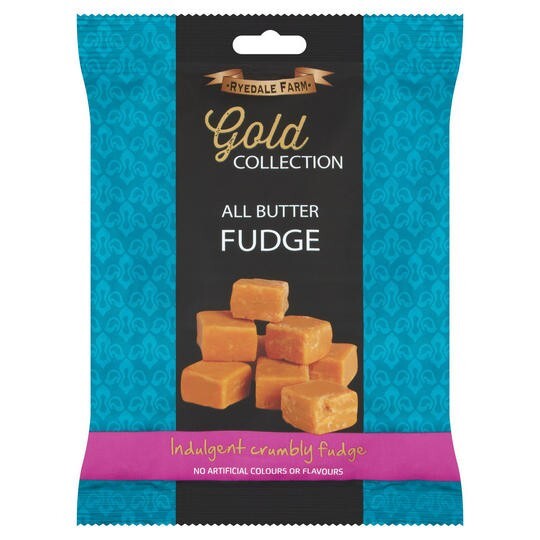 Ryedale Farm All Butter Fudge 150g Pre Packed Bag - 16 Count