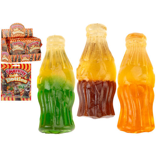 PMS Candy 3D Gummy Cola Bottles 60g Bags - 24 Count