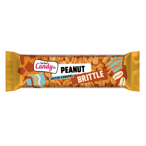 Real Candy Co Salted Caramel Peanut Brittle - 12 Count