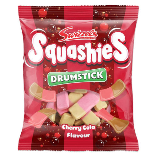 Swizzels Cherry Cola Drumstick Squashies 120g - 12 Count