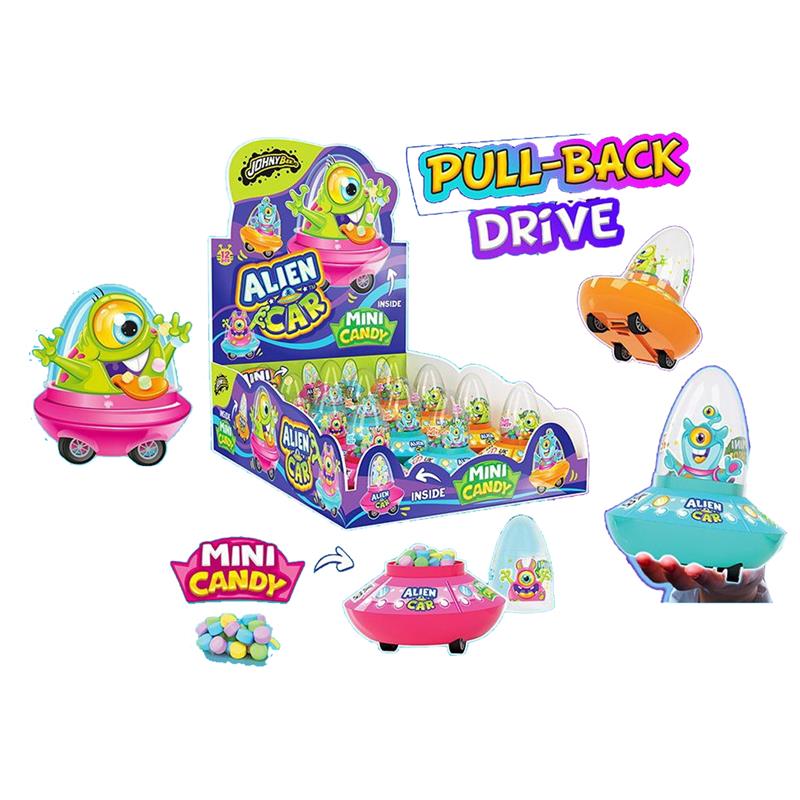 *DELISTED* Johnny Bee Candy Alien Car - 12 Count