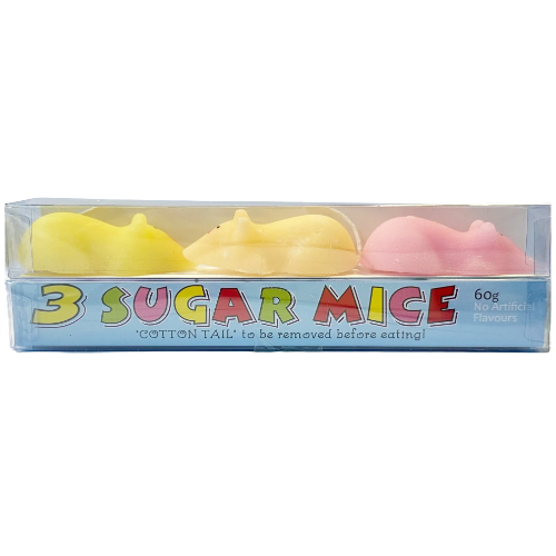 Boynes Assorted Sugar Mice 3pk - 20 Count